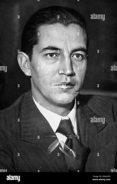 Rudolf Diels who was the first head of the Nazi stae's secret police the Gestapo. The scars are ...