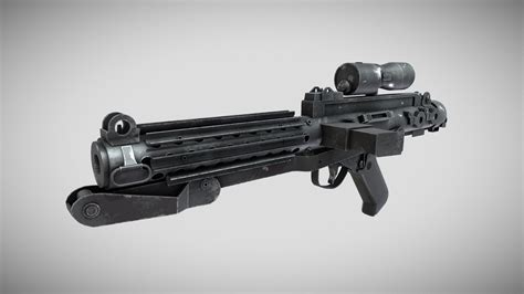 E-11 Blaster Rifle - Star Wars - Download Free 3D model by Quiznos323 [8514552] - Sketchfab