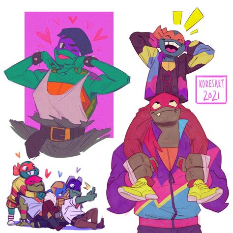 a tired hoe on Twitter: "Splinter and some memes #rottmnt #fanart…