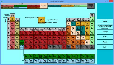 Puzzle Periodic Table Screnshots