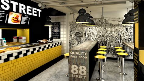 88th Street - fast food bar | Dominika Ladowska's Portfolio