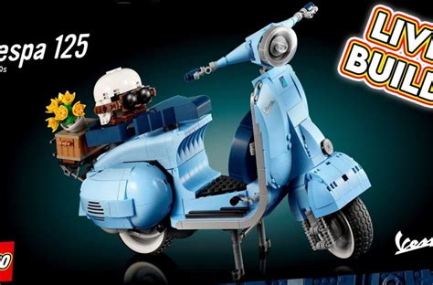 🔴 LEGO VESPA 125 LIVE BUILD - Brickhubs