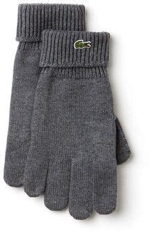 Men's Green Croc Wool Gloves | Wool gloves, Lacoste men, Mens outerwear