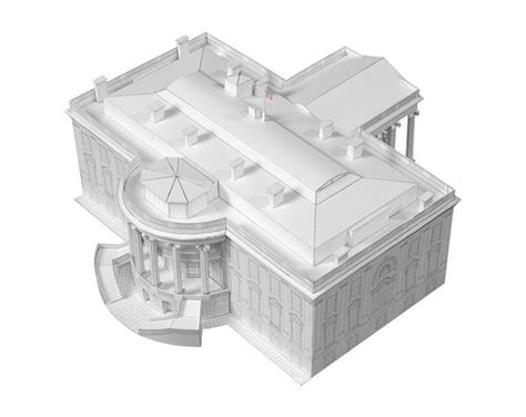 WHITE HOUSE Architecture Paper Model Kit Washington DC - Etsy