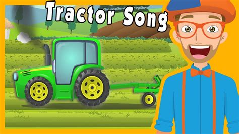 Tractors for Kids with Blippi | The Tractor Song - YouTube Music