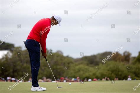 Tiger Woods Team Usa Misses Putt Editorial Stock Photo - Stock Image ...