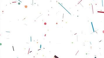 Confetti Transparent Background Stock Video Footage for Free Download