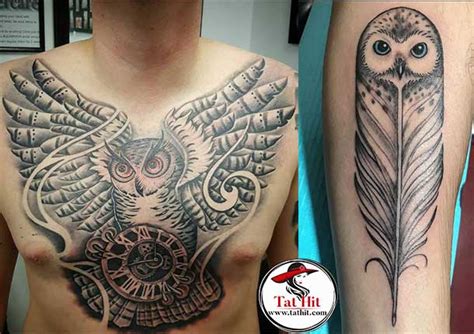 Owl Tattoo Meanings with Owl tattoo Designs (2020) - Tat Hit