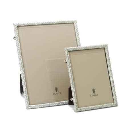 L'Objet Rectangular Pave picture frames | artedona.