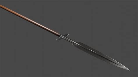 Medieval style long boar spear free VR / AR / low-poly 3D model | CGTrader