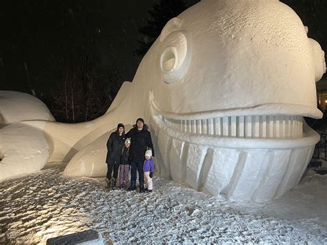 Minnesota Family Builds Giant Snow Sculpture Every Year For Clean Water ...