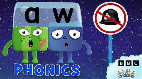 Long Vowel Sounds - AU & AW | Phonics For Kids - Learn To Read | Alphablocks - YouTube