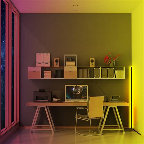 55'' RGB Color Corner Floor Lamp – wickedafstore