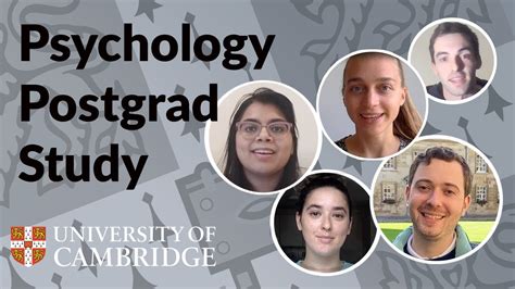 Psychology Postgraduate Study at Cambridge - YouTube