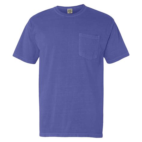 COMFORT COLORS - Comfort Colors Mens Garment-Dyed Pocket T-Shirt, Periwinkle, 3X, Style, 6030 ...