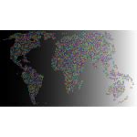 People World Map Prismatic 2 | Free SVG