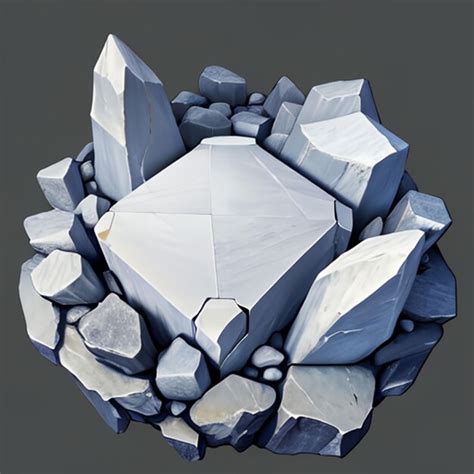 Premium AI Image | Stone model for game ideas or jewelry design