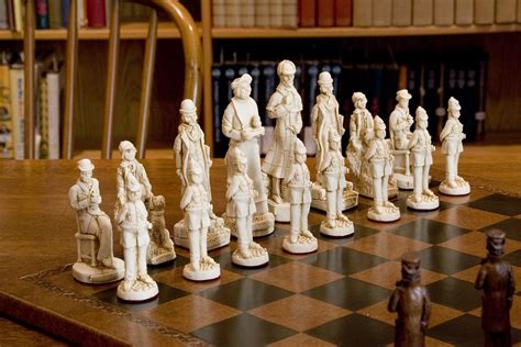 Sherlock Holmes chess set: white pieces | Detail of an item … | Flickr