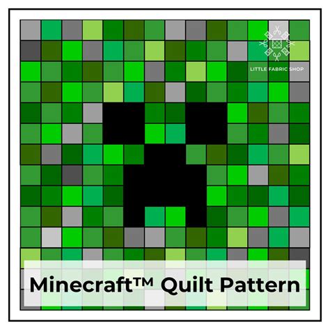 Minecraft™ Quilt Pattern Tutorial – Little Fabric Shop