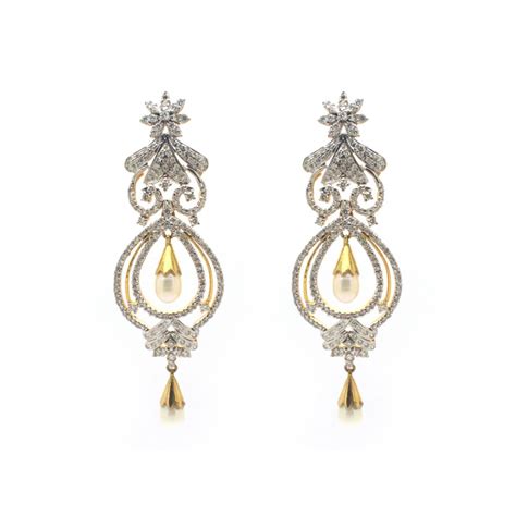 Diamond Pearl Jhumka – Gahana Online