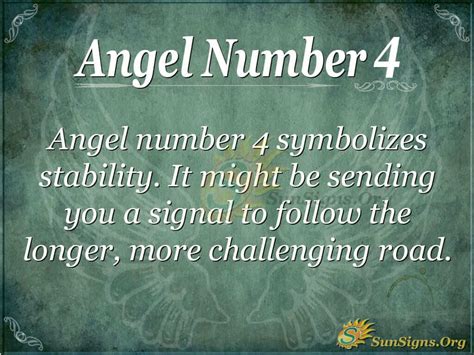 What Does Angel Number 4 Mean? | SunSigns.Org