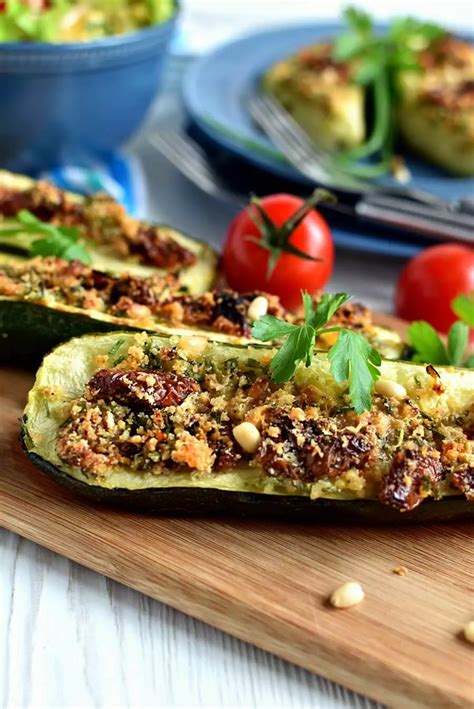 Italian Stuffed Courgettes Recipe - COOK.ME