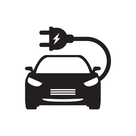 Electric car icon. EV. Electric vehicle. Charging station. Vector icon ...