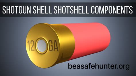 Shotgun shell shot shell components - YouTube