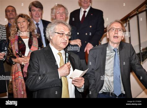 Paris, France. 26th Oct, 2023. Member of the Academie Francaise Amin ...