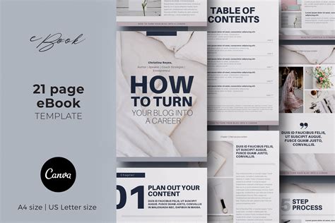 eBook Canva Template | Ebook template, Workbook template, Ebook