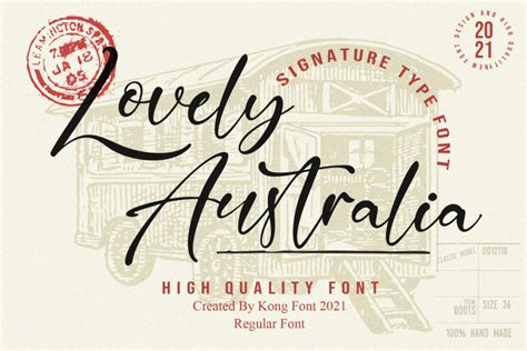 Lovely Australia Script Font - Demofont.com