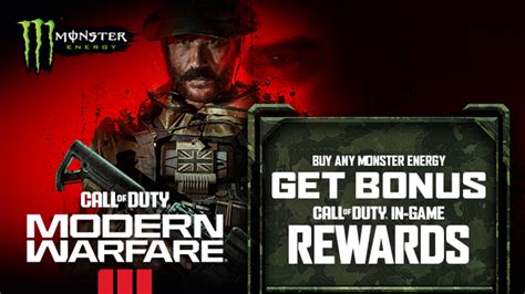 Obtén recompensas con contenido exclusivo de Monster Energy para Call Of Duty - Modern Warfare III