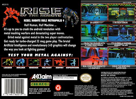 Rise of the Robots Details - LaunchBox Games Database