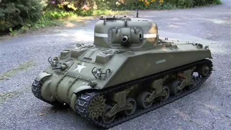 1/6th scale RC Armortek M4A4 sherman tank project video #15 (95% complete) - YouTube