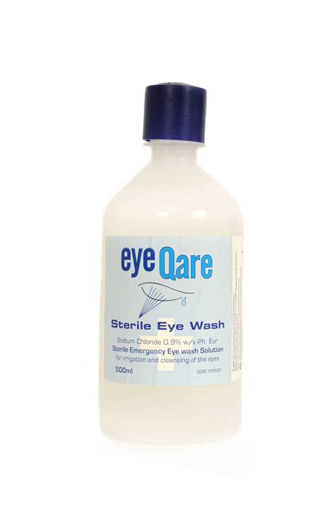 Saline Eye Wash Solution - Emergency eye irrigation solution