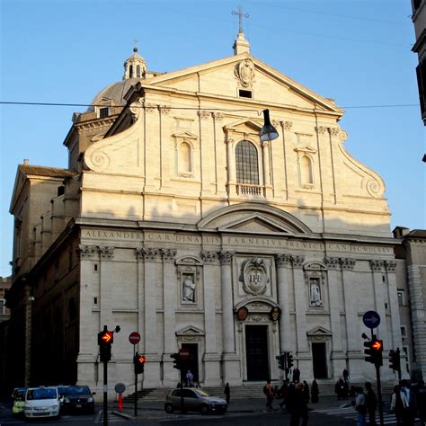 ITALIAN BAROQUE ARCHITECTURE; The facade of Church of the Gesù, Rome, 1571-75 by Giacomo della ...