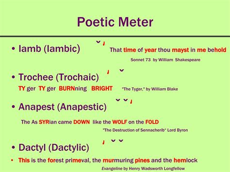 PPT - Poetic Meter PowerPoint Presentation, free download - ID:1399724