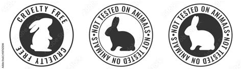 not tested on animals. Animal cruelty free symbol design. Product not ...