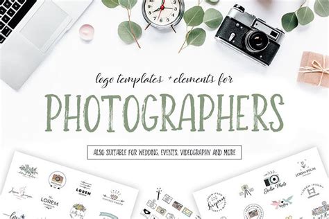 20 Best Watermark Logo Templates for Photographer | Photography logos