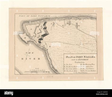 Fort Niagara, N.Y.- Plan of Fort Niagara with its environ ( Hades ...