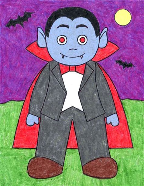 Easy Vampire Drawings For Kids