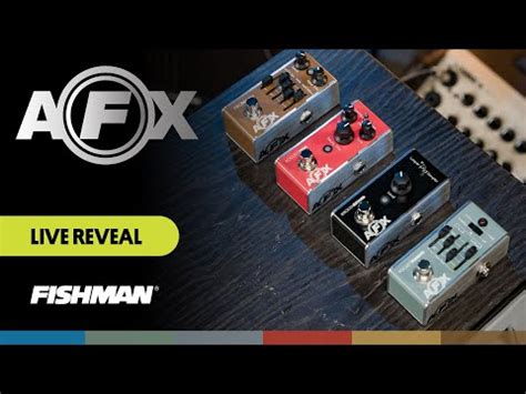 New AFX Mini Pedals for Acoustic | Fishman Live Reveal with Angela Petrilli!