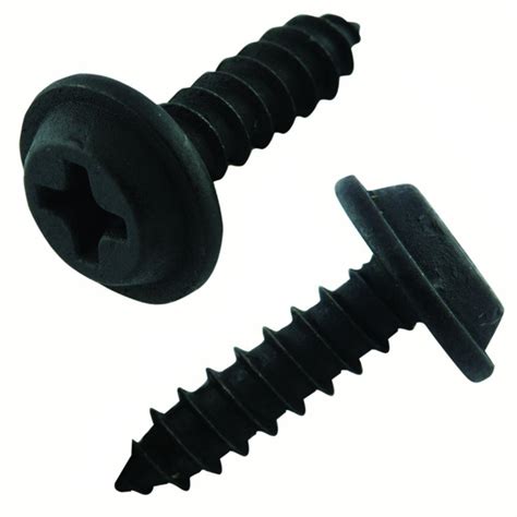 Everbilt #8 x 5/8 in. Combo Flat Head Black Phosphate Sheet Metal Screw ...