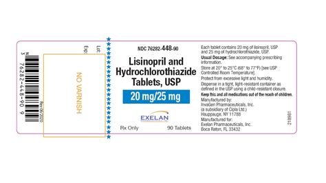 DailyMed - LISINOPRIL AND HYDROCHLOROTHIAZIDE- lisinopril and ...