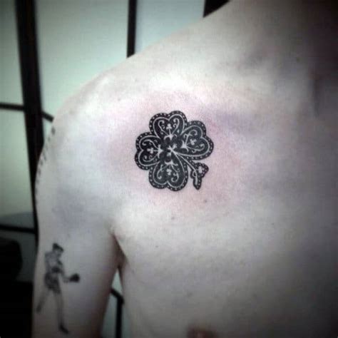 50 Shamrock Tattoo Designs For Men - Ireland Ink Ideas