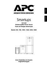 APC SMARTUPS Smart-UPS 1000 manuals