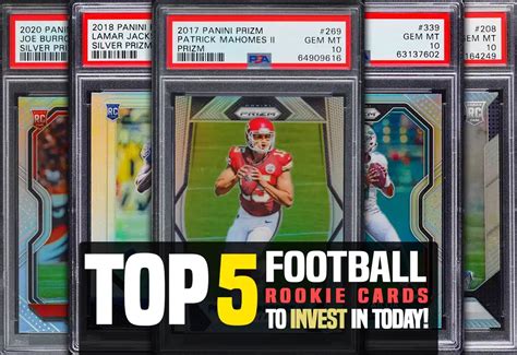 Top 6 Best NFL Football Rookie Cards to Invest in 2023