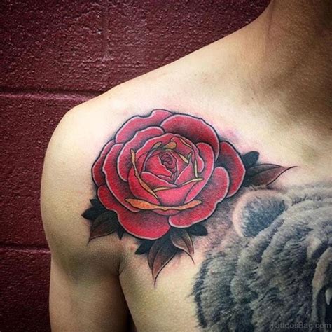 70 Brilliant Rose Tattoos For Chest - Tattoo Designs – TattoosBag.com