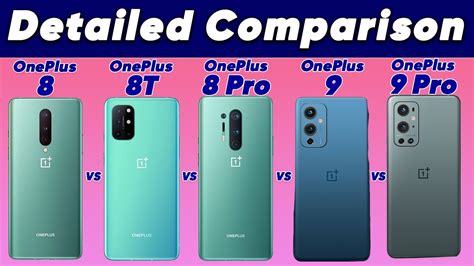 Oneplus 8 vs Oneplus 8T vs Oneplus 8 Pro vs Oneplus 9 vs Oneplus 9 Pro Gaming, Battery and ...