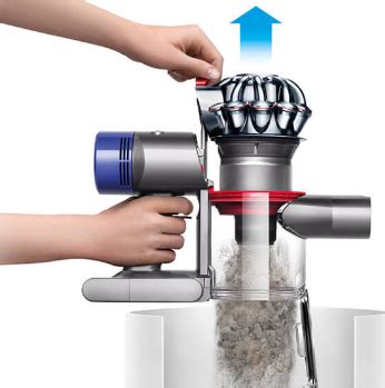 Dyson V8 Animal Bin Emptying | Garden Power Tools